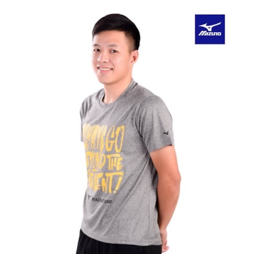 MIZUNO ÁO THỂ THAO T-SHIRT NAM MIZUNO RB CLINIC 32MA95S905 GHI